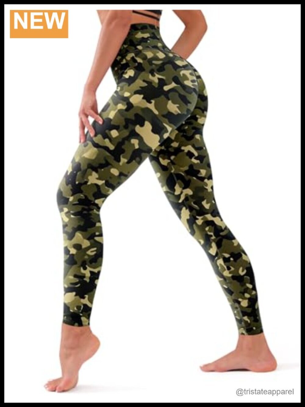 High Waisted Tummy Control Leggings for Women - Non See Through Yoga Pants
